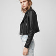 Leather Biker Jacket Woman