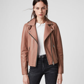 Dalby Leather Biker Jacket