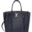 LV Lockmeto Handbag Luxury Leather Marine Rouge