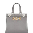 Gucci Zumi Grainy Leather Medium Top Handle Bag Dusty Gray