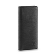 LV Brazza Wallet Epi Leather Noir