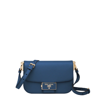 Prada Emblème Saffiano Leather Bag Blue