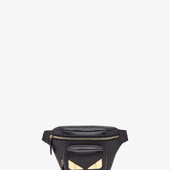 Fendi Black Romano Leather Belt Bag