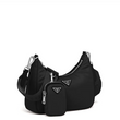 Prada Re-edition 2005 Nylon Shoulder Bag Black
