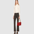 Gucci GG Marmont Leather Shoulder Bag Red