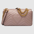 Gucci GG Marmont Small Shoulder Bag Dusty Pink