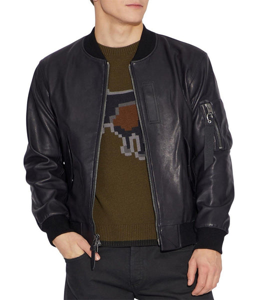 MIDNIGHT LEATHER JACKET