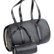 LV Soufflot Bag Black Epi Leather Noir
