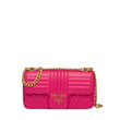 Prada Diagramme Medium Leather Bag Fuchsia