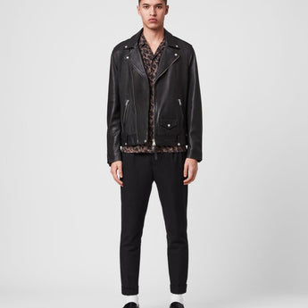 MILO LEATHER BIKER JACKET