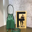 Fendi Mon Tresor Green Leather Mini Bag