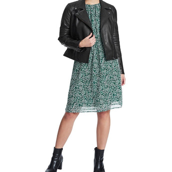 CHRISSIE LEATHER BIKER
