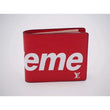 Louis Vuitton x Supreme Clutch Epi Red