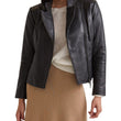 LEATHER JACKET BLACK