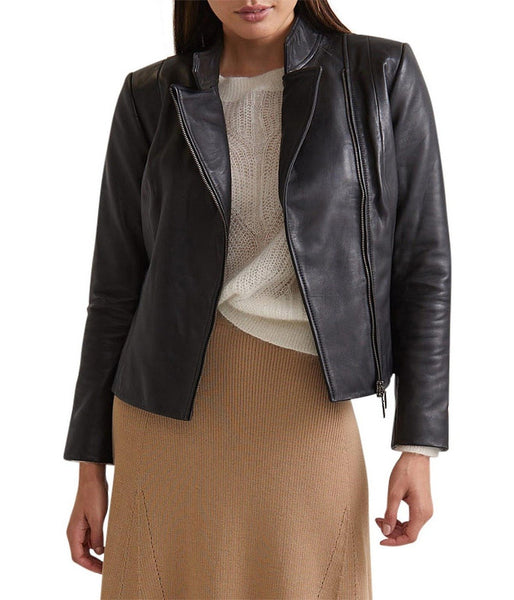 LEATHER JACKET BLACK