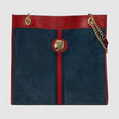 Gucci Rajah Large Tote Dark Blue