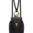 Fendi Black Leather Backpack