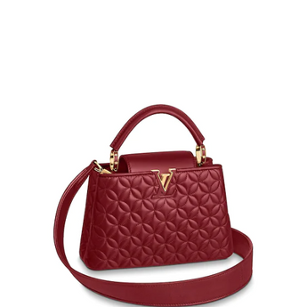 LV Capucines BB Rough Carmin
