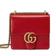 Gucci GG Small Marmont Leather Shoulder Bag Red