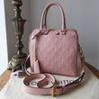 LV Speedy Bandouliere 30 Monogram Empreinte Leather Rose Poudre