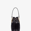 Fendi Mon Tresor Polyurethane Mini Bag Black