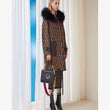 Fendi Kan I F Blue Leather Bag