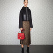 Fendi Kan U Leather Bag Red