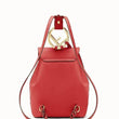 Fendi Red Leather Backpack