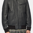 Lambskin Leather Bomber Jacket