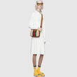 Gucci Vintage Canvas Shoulder Bag