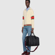 Gucci Soft GG Supreme Carry-On Duffle Black/Grey