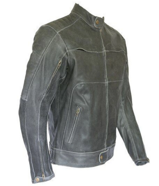 Leather Cafe Motorcycle Jacket