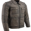 Anthracite Lambskin Leather Jacket