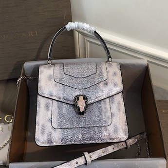 BVL Serpenti Forever Crossbody Bag Metallic