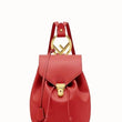 Fendi Red Leather Backpack