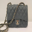 Chanel Mini Flap Bag Dark Grey