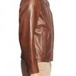 Tanned Cowhide Leather Moto Jacket