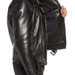 Tanned Cowhide Leather Moto Jacket