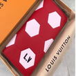 LV Brazza Wallet Epi Leather Hexagon Red