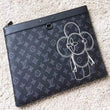LV Keepall Bandouliere 45 Monogram Eclipse Canvas