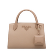 Prada Monochrome Saffiano Leather Bag Magnolia