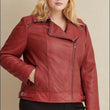 Plus Size Leather Jacket