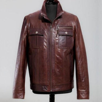 Leather jacket for men