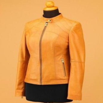 Women leather jacket