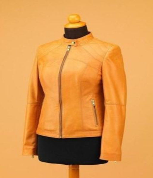 Women leather jacket