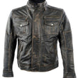 Motorcycle Retro Leather jacket