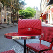 Chanel Classic Clutch With Chain – CWC Lambskin Red Silver-Toned