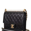 Chanel Flap Bag Iimitation Pearls Black