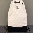 Chanel 2018 Small Gabrielle Backpack White