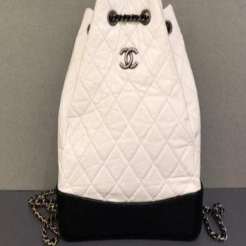 Chanel 2018 Small Gabrielle Backpack White